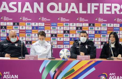 Football Lebanon - مؤتمر صحفي قبل مباراة سوريا و لبنان