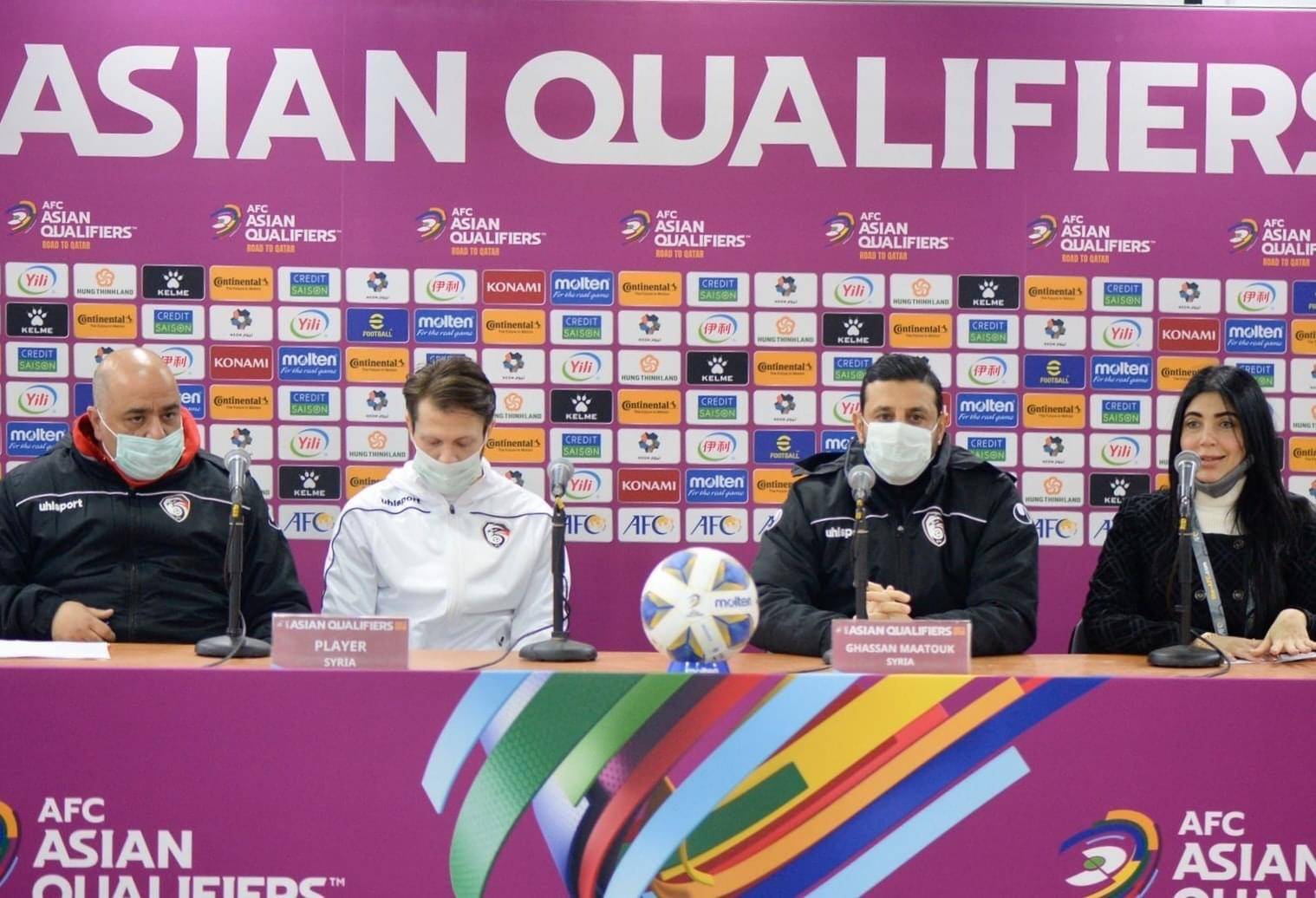 Football Lebanon - مؤتمر صحفي قبل مباراة سوريا و لبنان