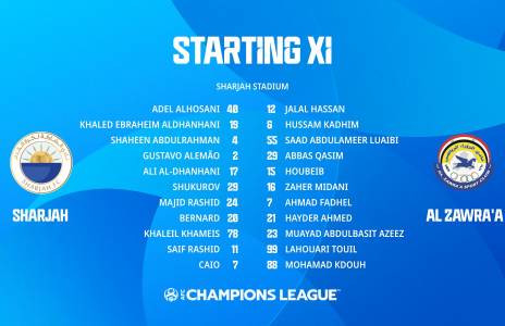 Football Lebanon - قدوح اساسي أمام الشارقة في دوري أبطال آسيا