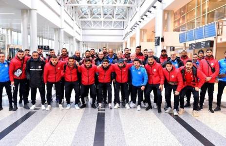 Football Lebanon - رجال الأرز يتوجهون إلى  مدينة مشهد