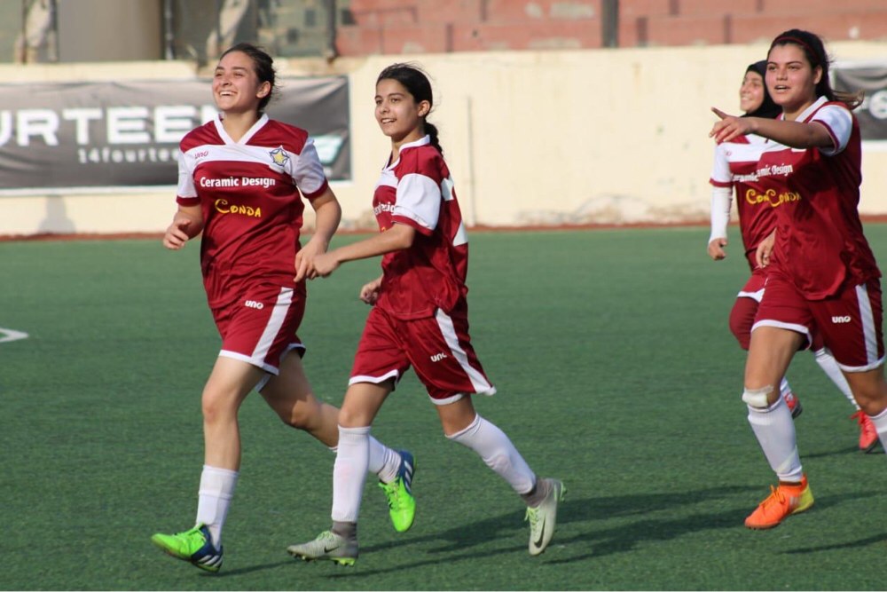 Football Lebanon - دوري الناشئات (دون 17 عاما) بكرة القدم الفوز الرابع تواليا للاخاء في المجموعة الاولى