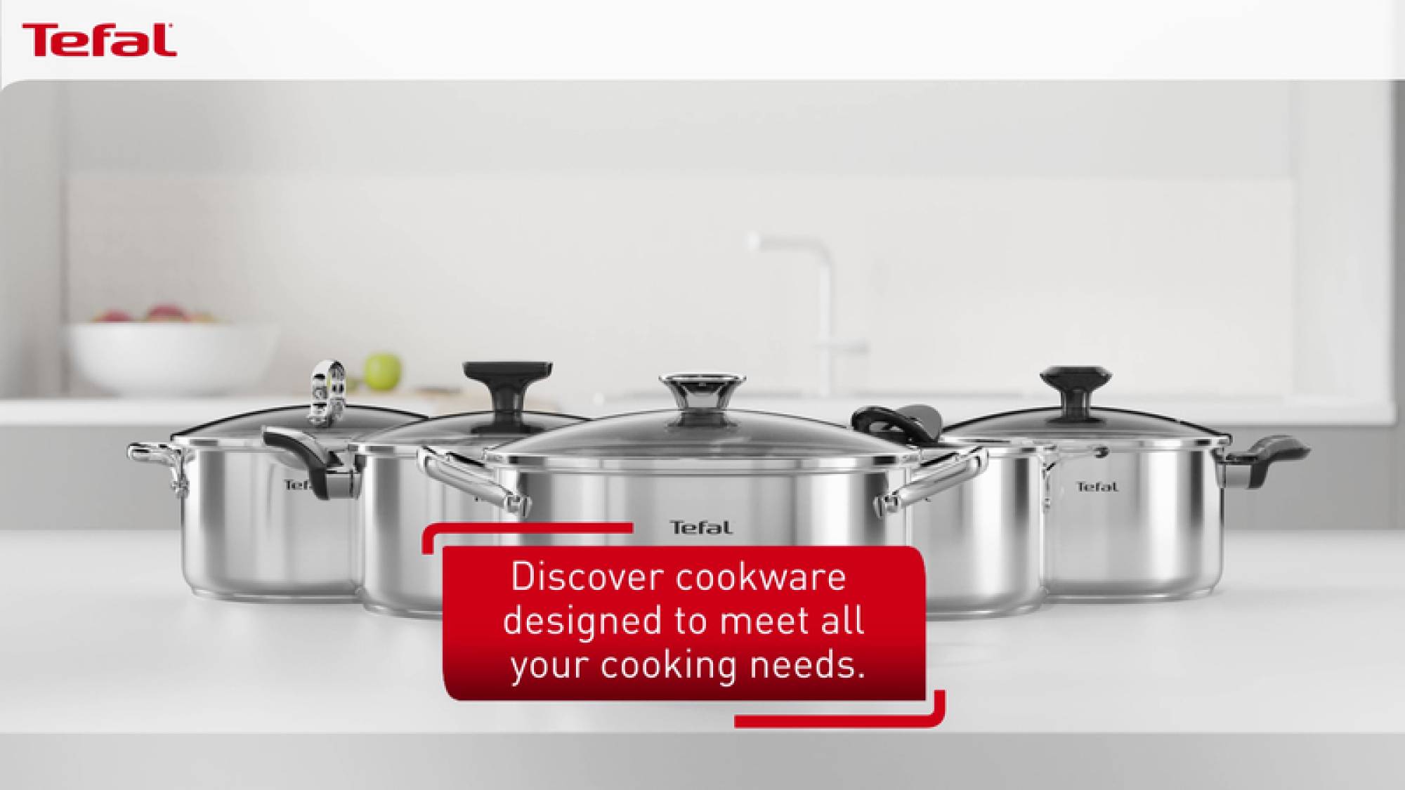 Tefal New Stainless Steel Cookware