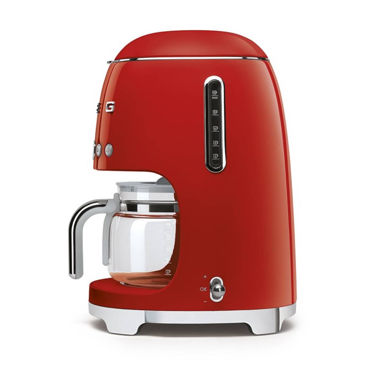 Smeg Drip Coffee Machine 1.4l Red 1050w