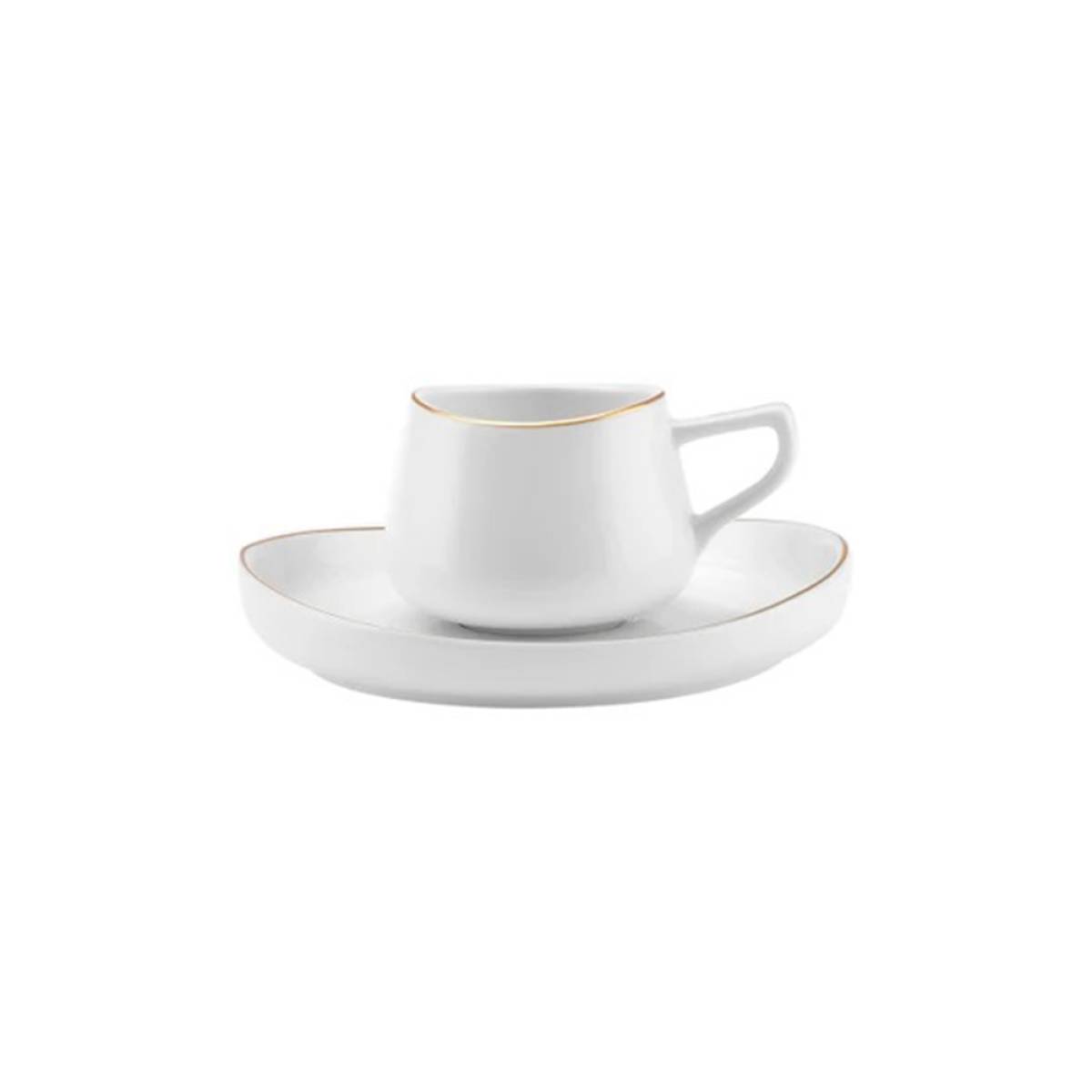 Karaca Streamline Hole Coffee Cup Set Of 6, 80ml, 153.03.06.8329