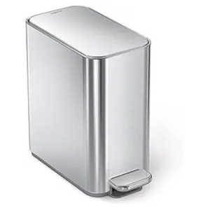 Simplehuman 5l slim pedal bin, brushed