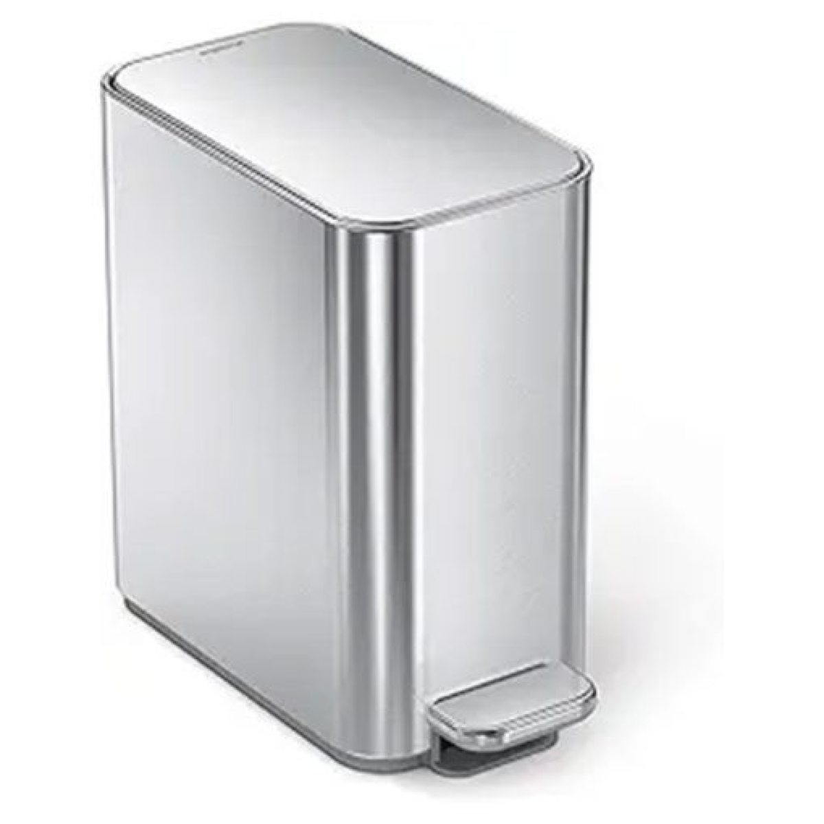 Simplehuman 5l slim pedal bin, brushed