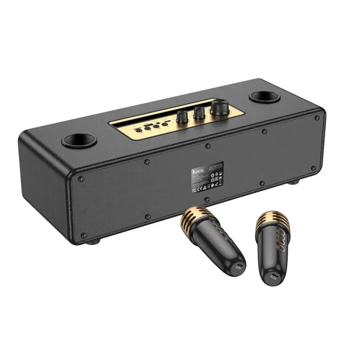 Hoco Graceful Wireless Dual-Mic Portable Karaoke Speaker