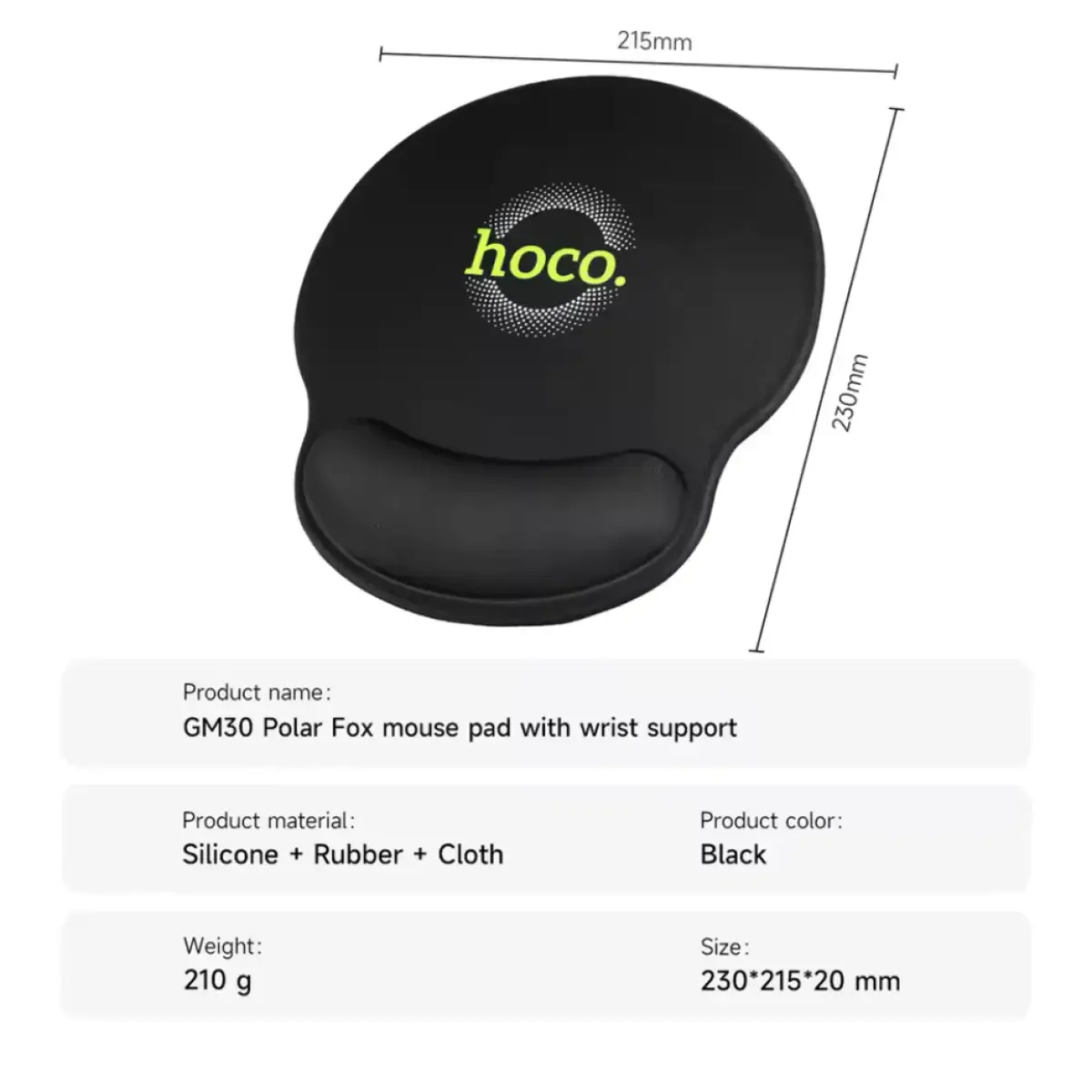 Hoco Mouse Pad Polar Fox