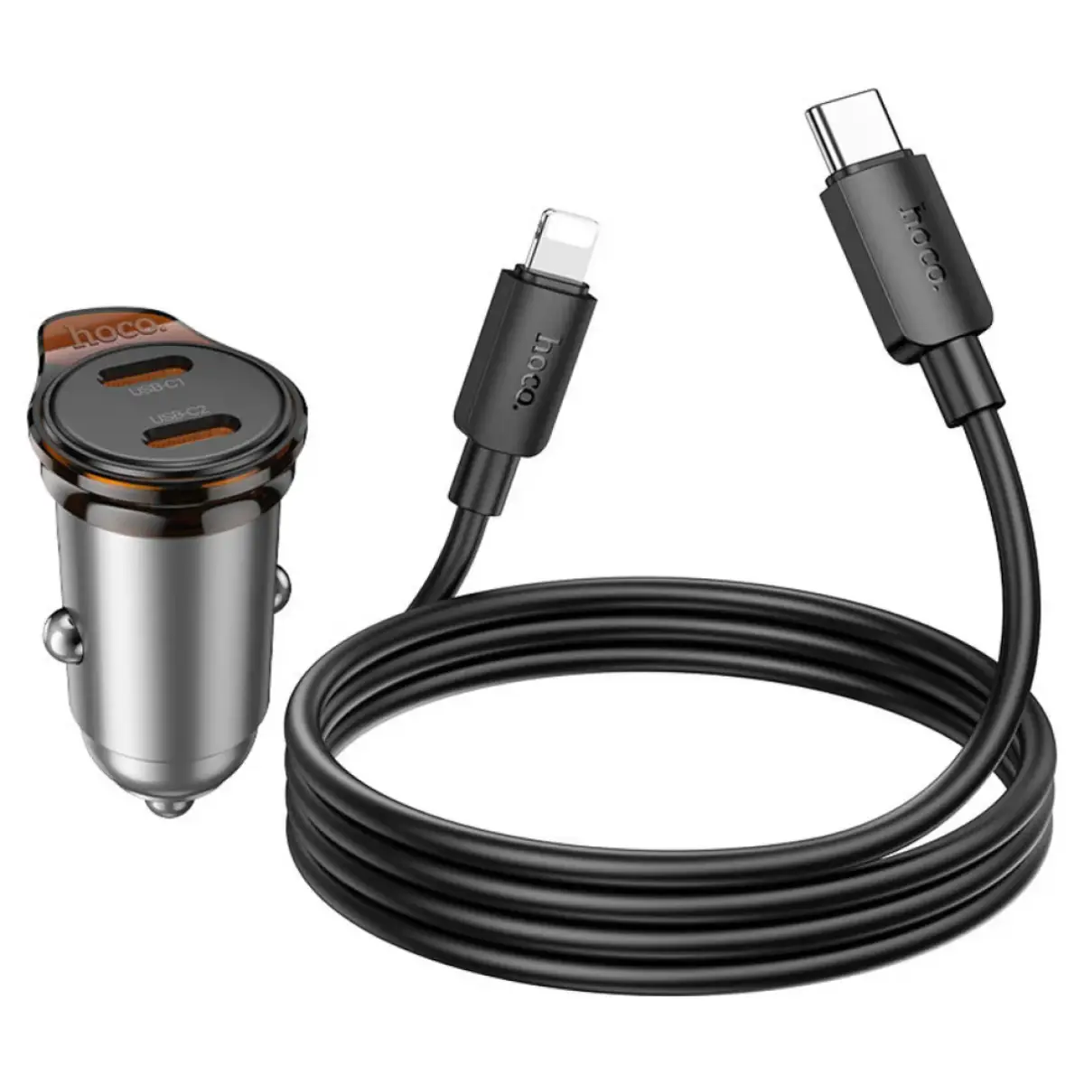 Hoco 45W Car Charger USB-C Hoco Fast Charge iPhone