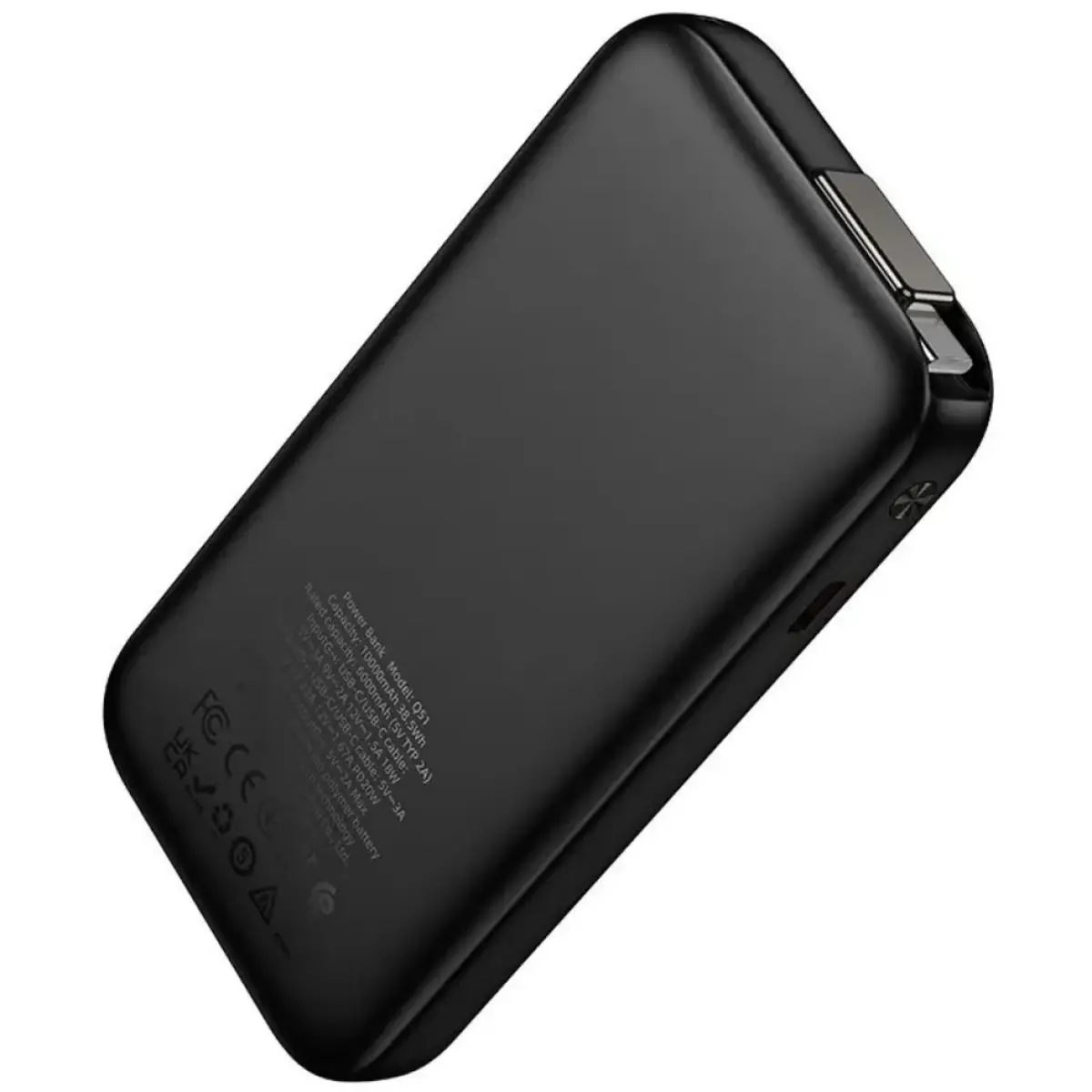 Hoco PD20W 10000mAh Power Bank With Telescopic Cable