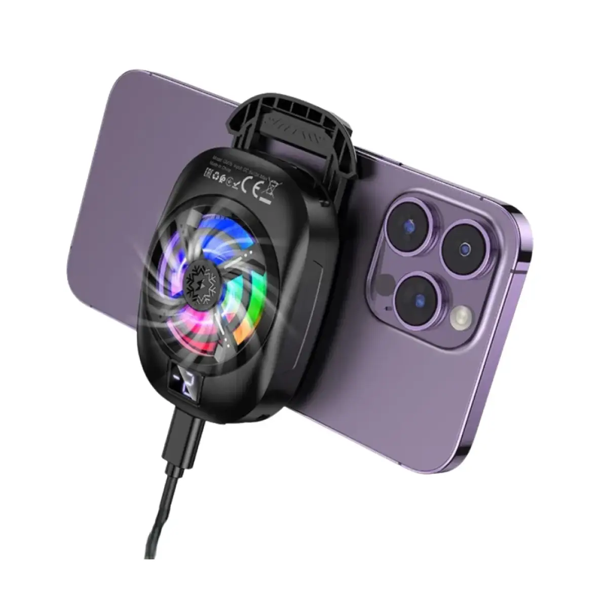 Hoco Mobile Phone Cooler With RGB & LED Display