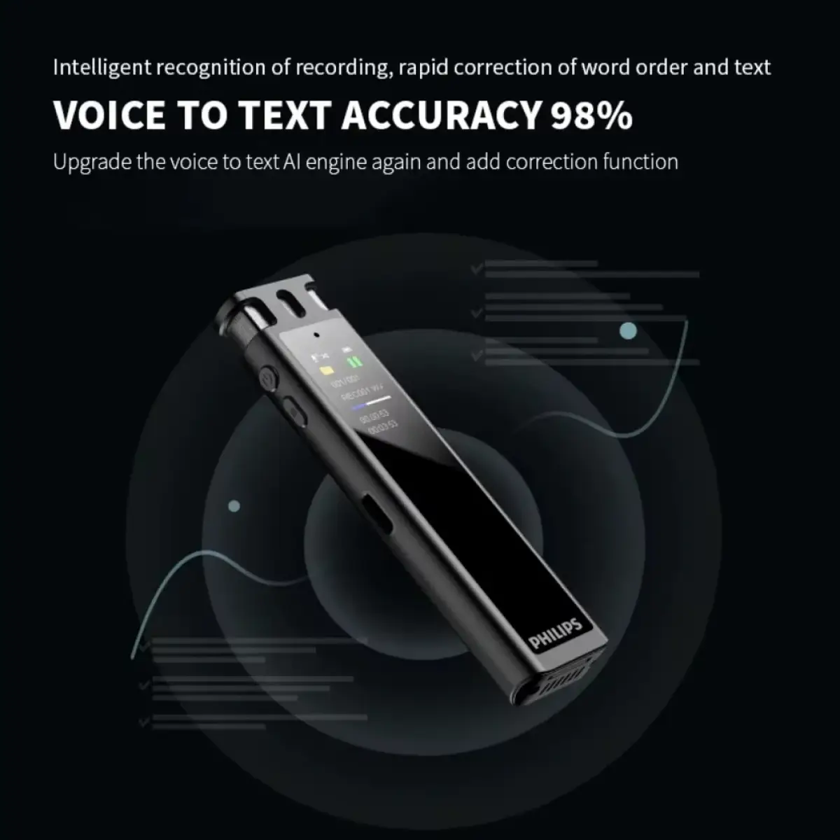 Philips Smart Voice Recorder (VTR5260)