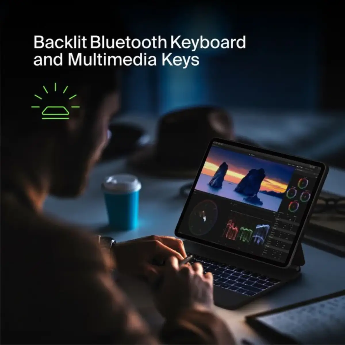 Belkin Pro Keyboard Case with Magnetic Stand for iPad Pro 13 (M4) - English - Arabic