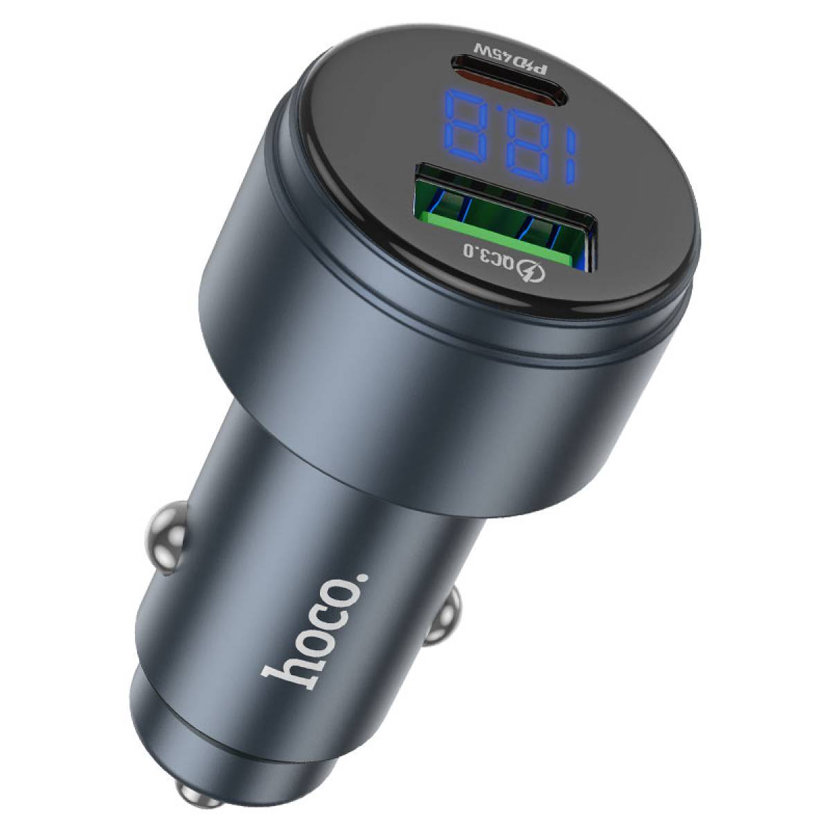 Hoco Car charger Z57B Glorious 63W cable set