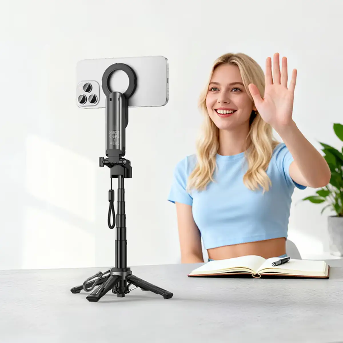 Phone Tripod with Remote Hoco K27 Pro Selfie Stick