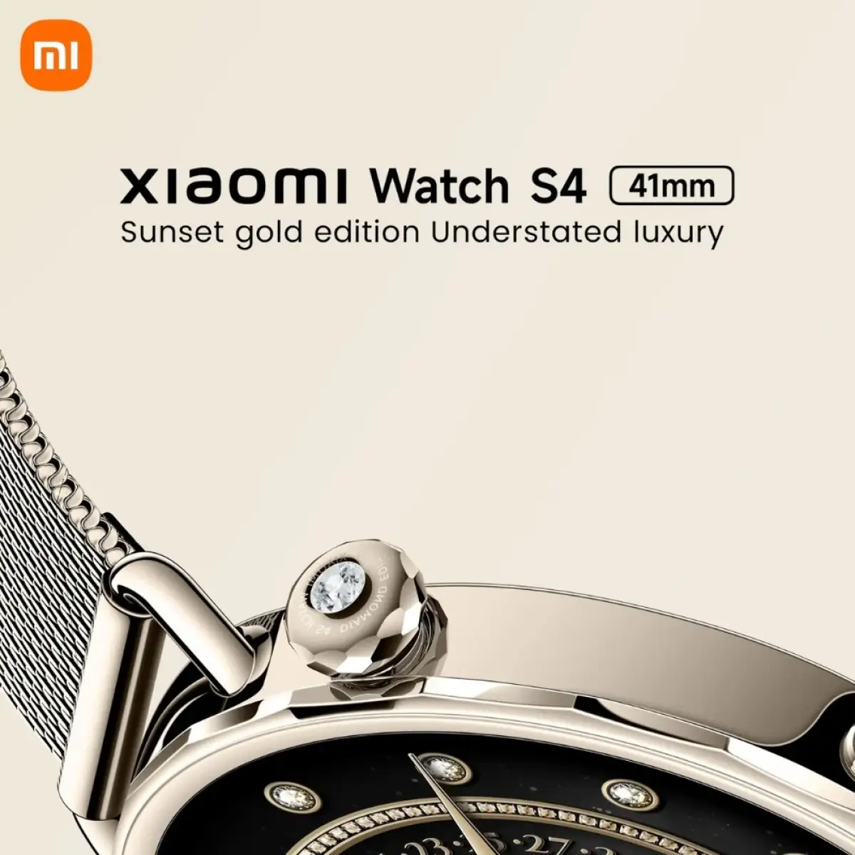 Xiaomi Watch S4 41mm - Sunset gold