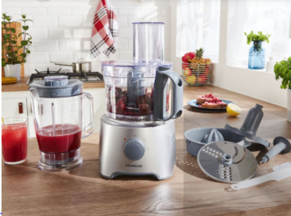 Kenwood Multipro Compact Food Processor 1.2 Liters 800 Watt Silver FDP302SI