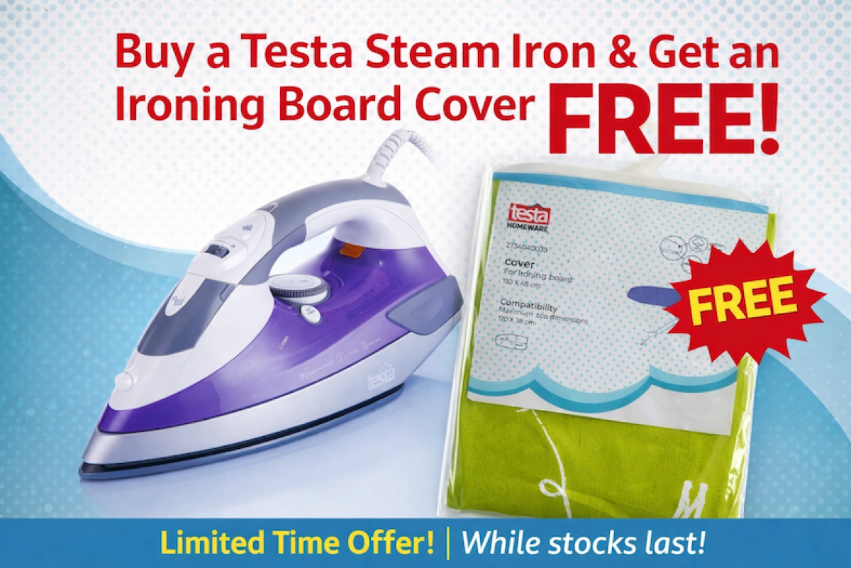 Testa Steam Iron(5021)+free Gift