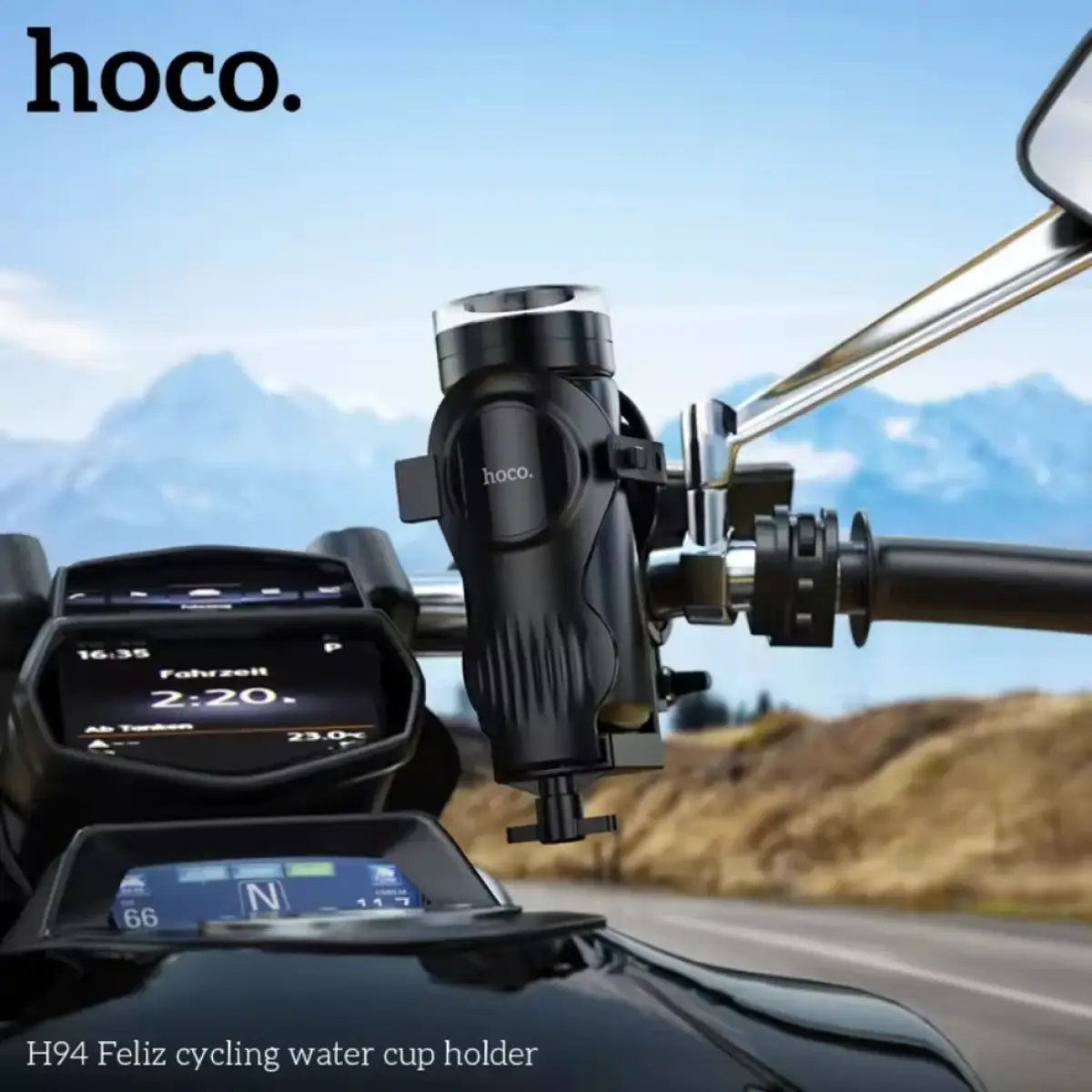 Hoco Cup Bottles Holder Outdoor Handlebar for Bikes Motorcycles H94