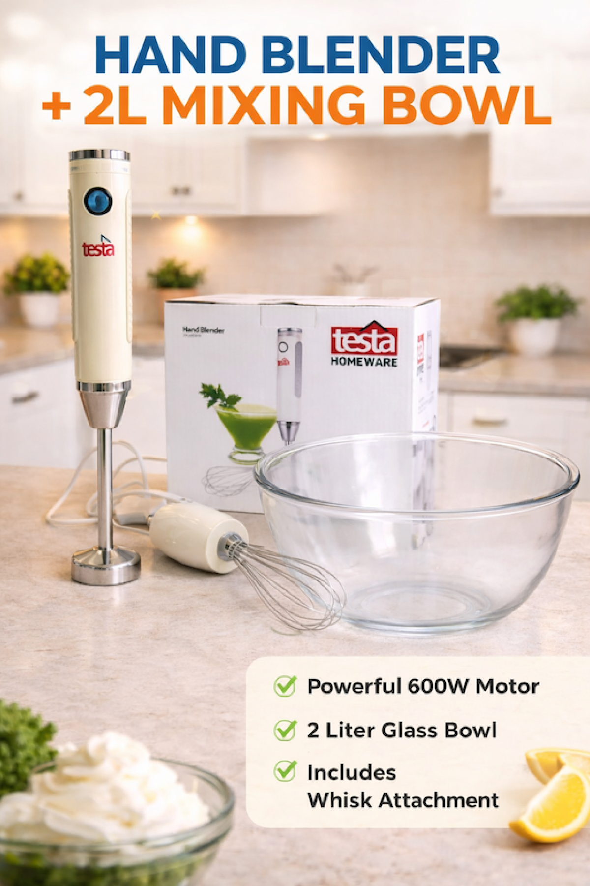 Testa Hand Blender(5010)+free Gift
