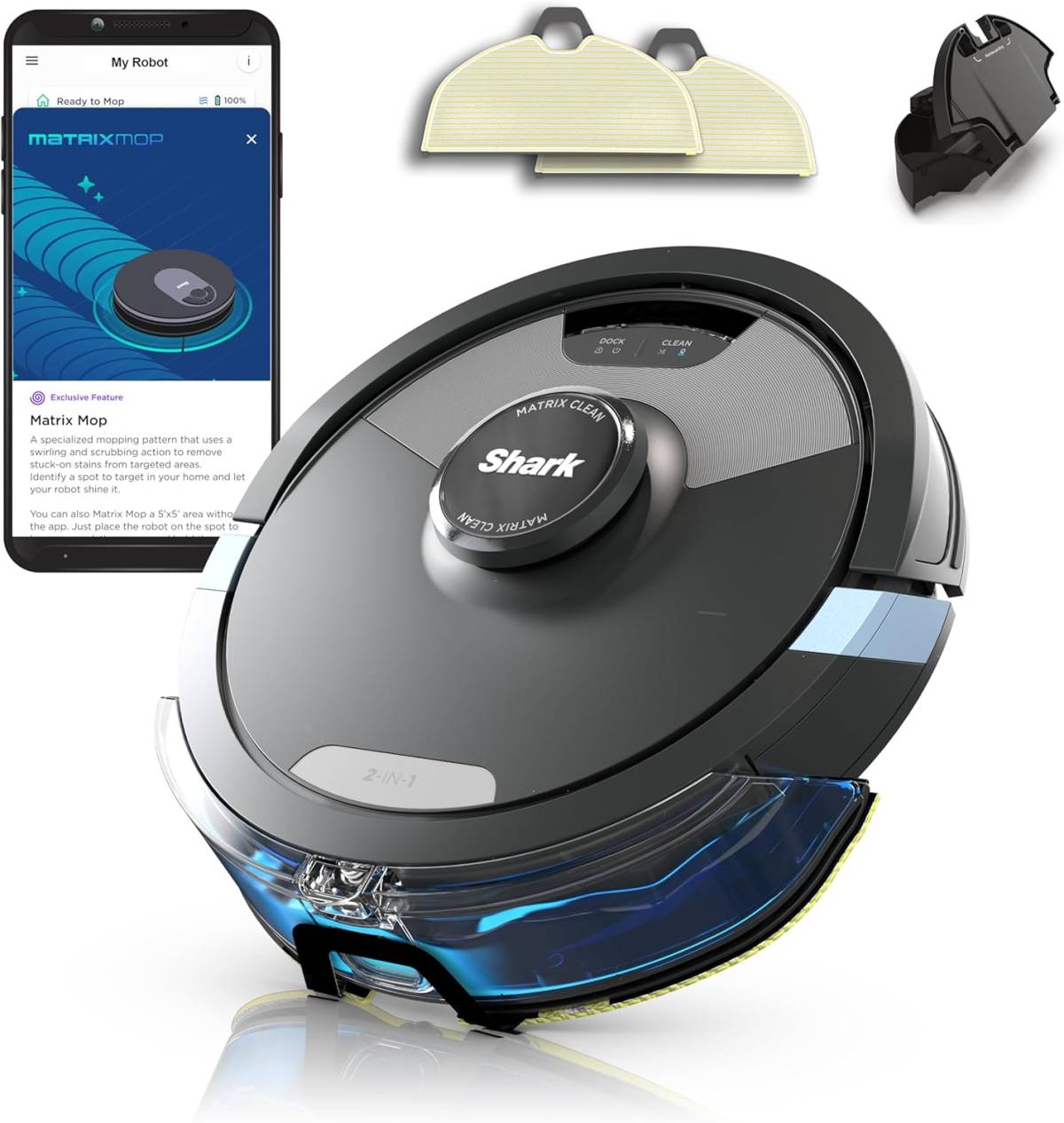 Shark Matrix Plus 2-in-1 Robot Vacuum & Mop