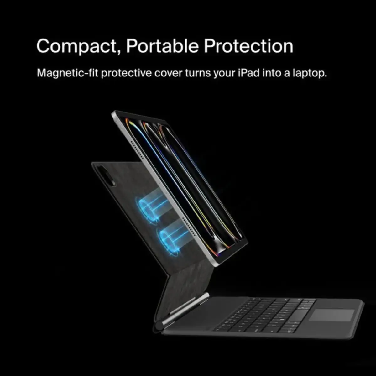 Belkin Pro Keyboard Case with Magnetic Stand for iPad Pro 13 (M4) - English - Arabic