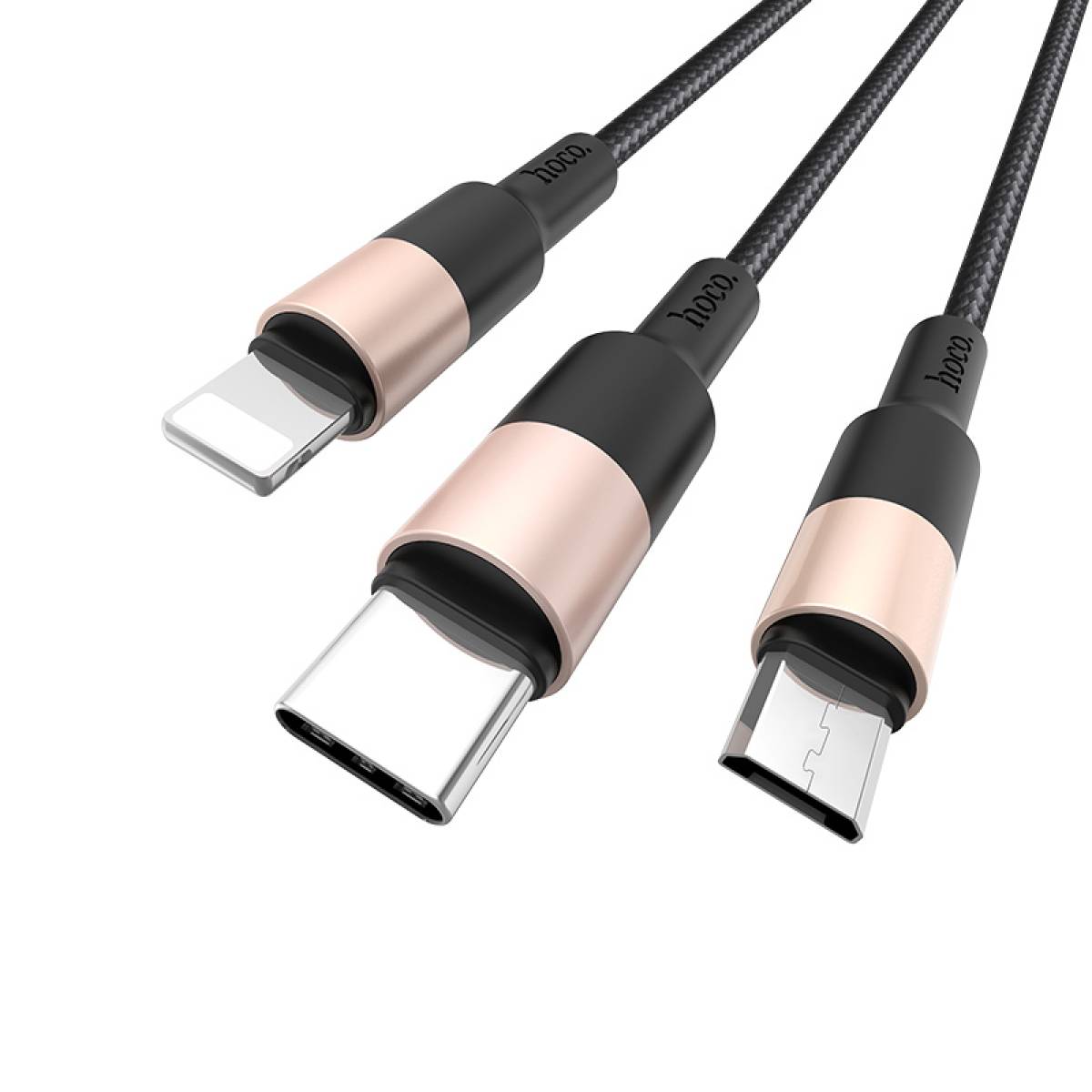 Hoco Cable USB to Lightning Micro-USB Type-C X26 Xpress charging wire