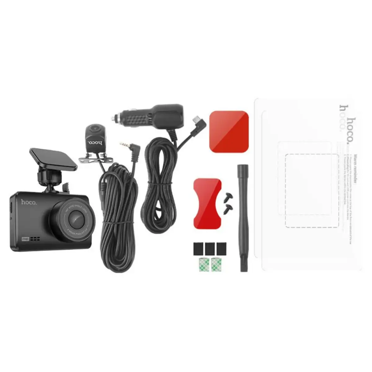 Hoco Dash Cam Dual Channel Driving Recorder DV3