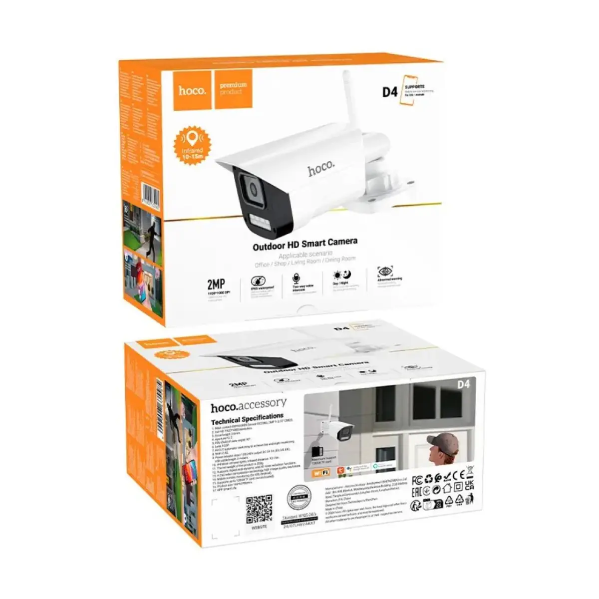 Hoco Outdoor HD Smart Camera D4