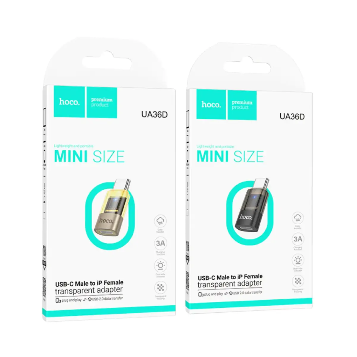 Hoco Adapter USB-C to Lightning UA36D