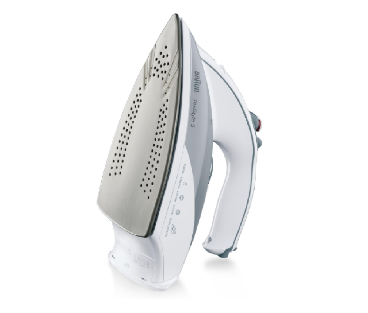 Braun Texstyle 5 Steam Iron TS 535 TPA, 2000 Watts, White/ Grey
