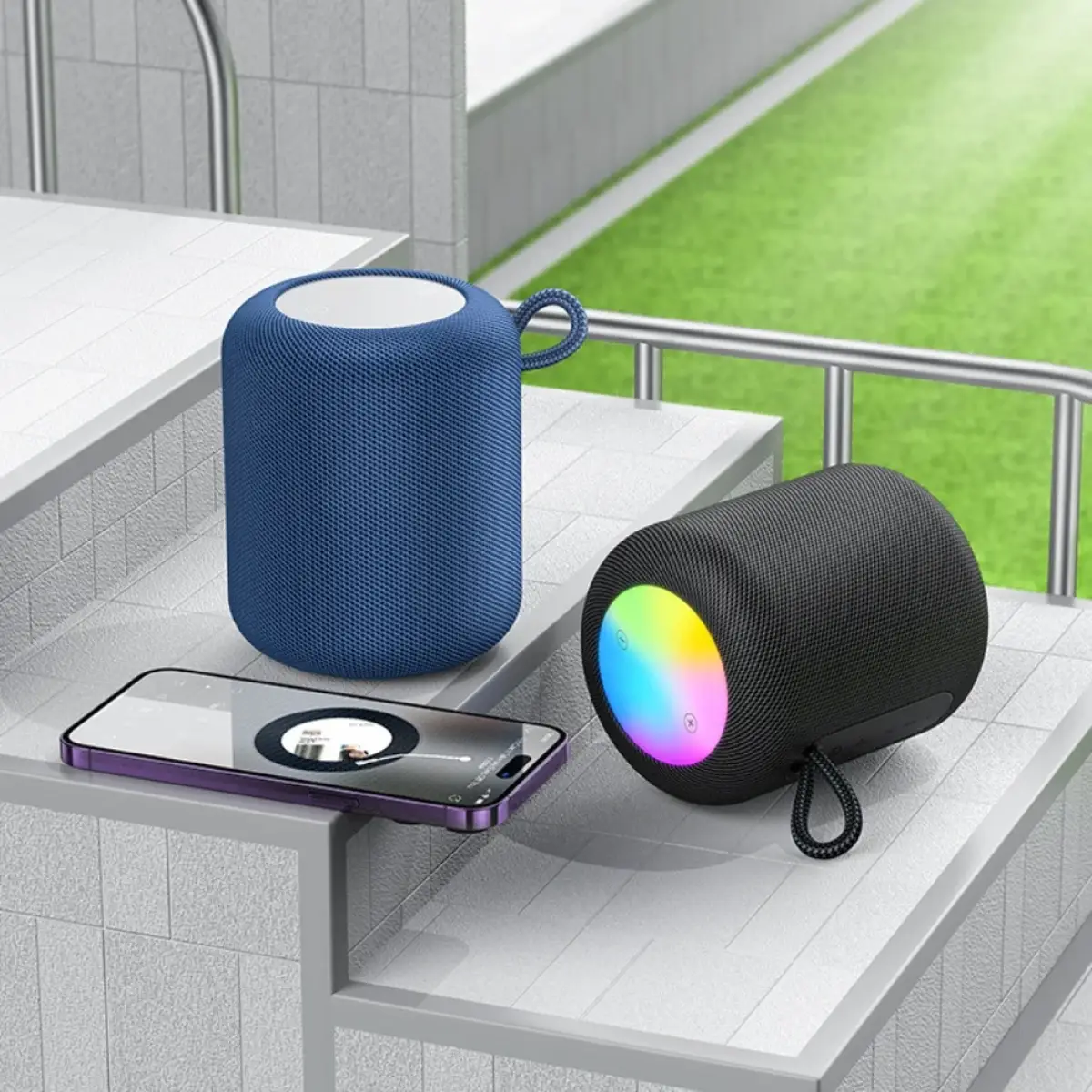 Hoco Colorful Led Portable Speaker HC30