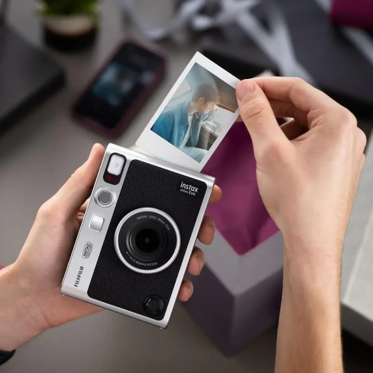Fujifilm Instax Mini EVO Hybrid Instant Camera