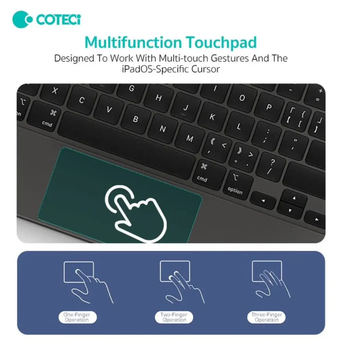 Apple iPad Pro 11 (M4 / M5) Coteci Magic Keyboard