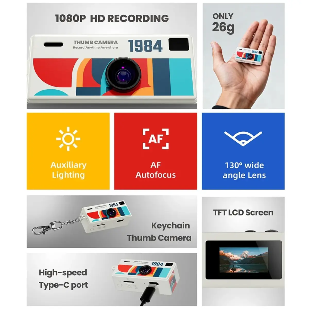 mini G6 Keychain Camera Photo and Video