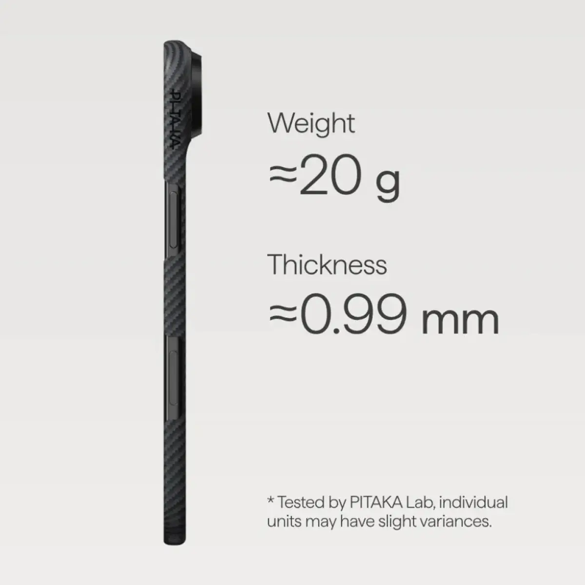 PITAKA Apple iPhone Air Aramid Fiber Case