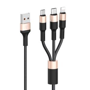 Hoco Cable USB to Lightning Micro-USB Type-C X26 Xpress charging wire