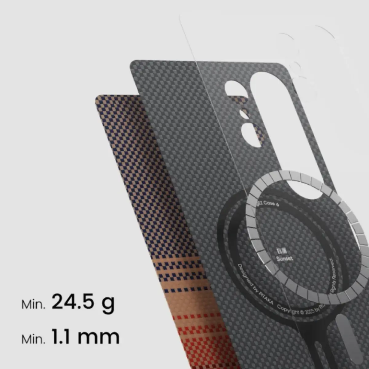 Pitaka Galaxy S25 Ultra Edge Case (Sunset)