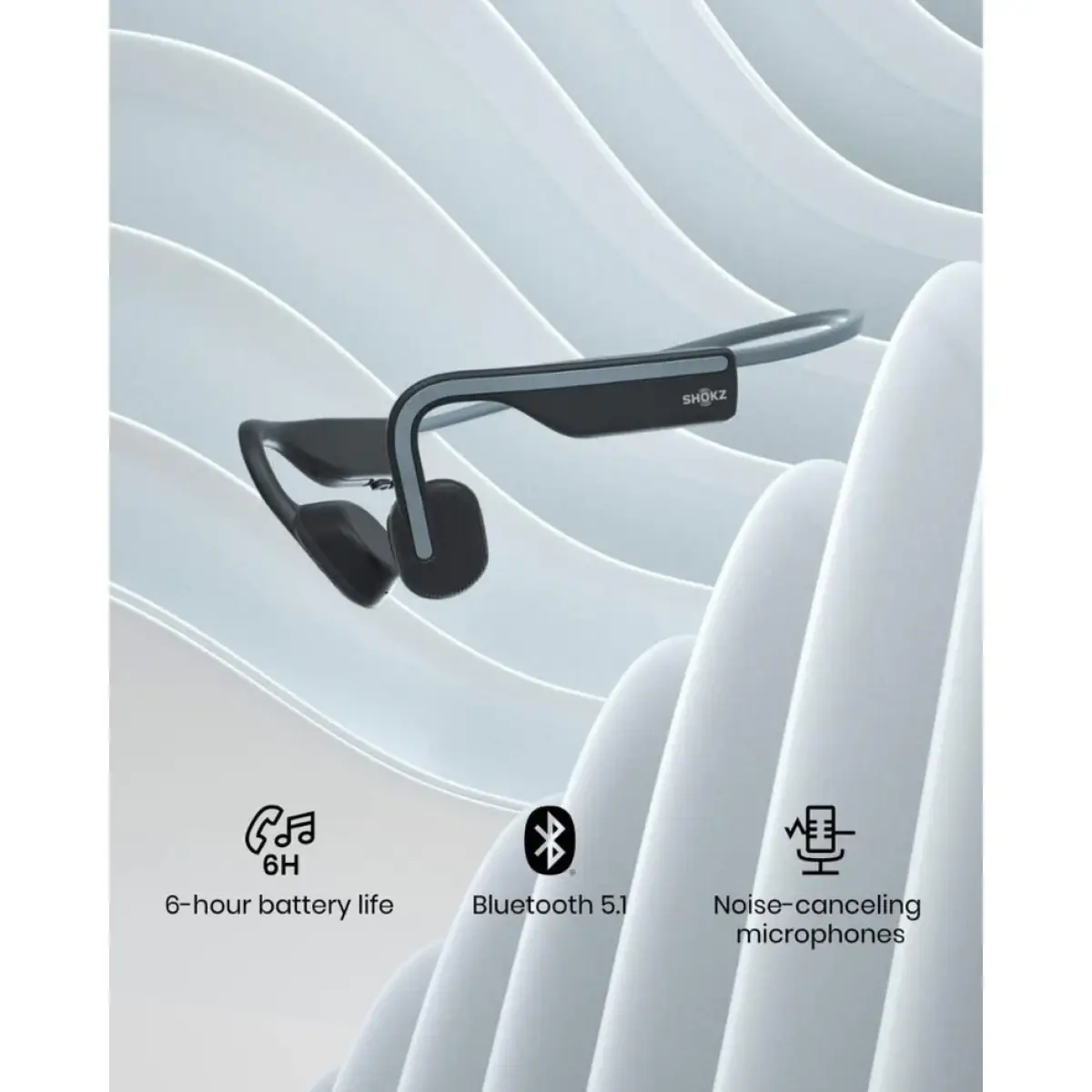 Shokz OpenMove Bone Conduction Technology