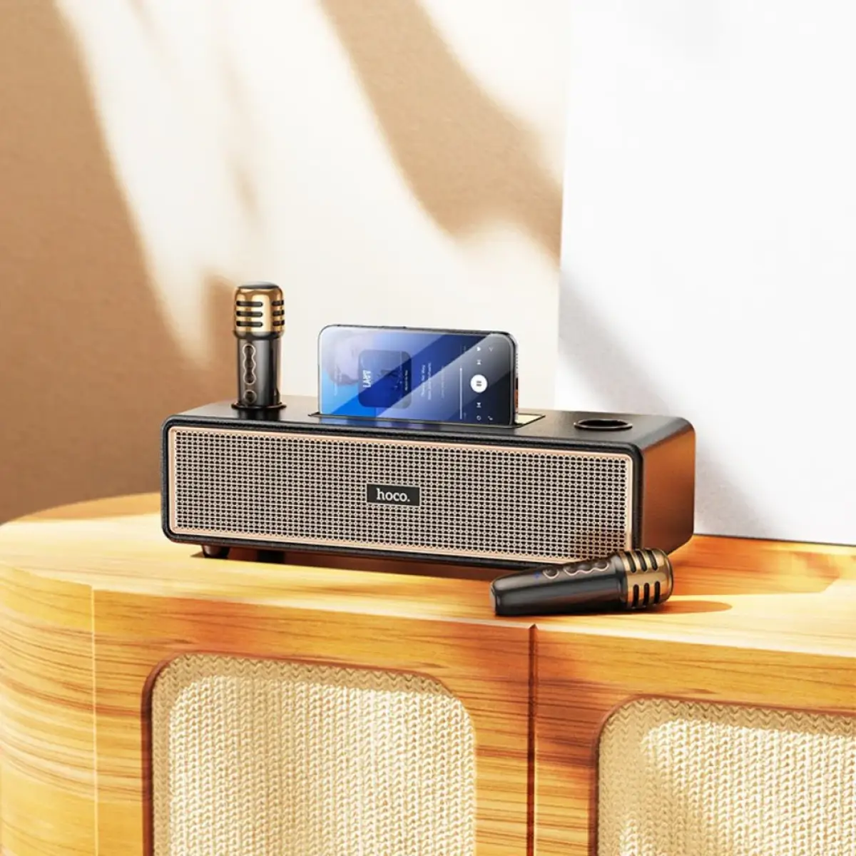 Hoco Graceful Wireless Dual-Mic Portable Karaoke Speaker