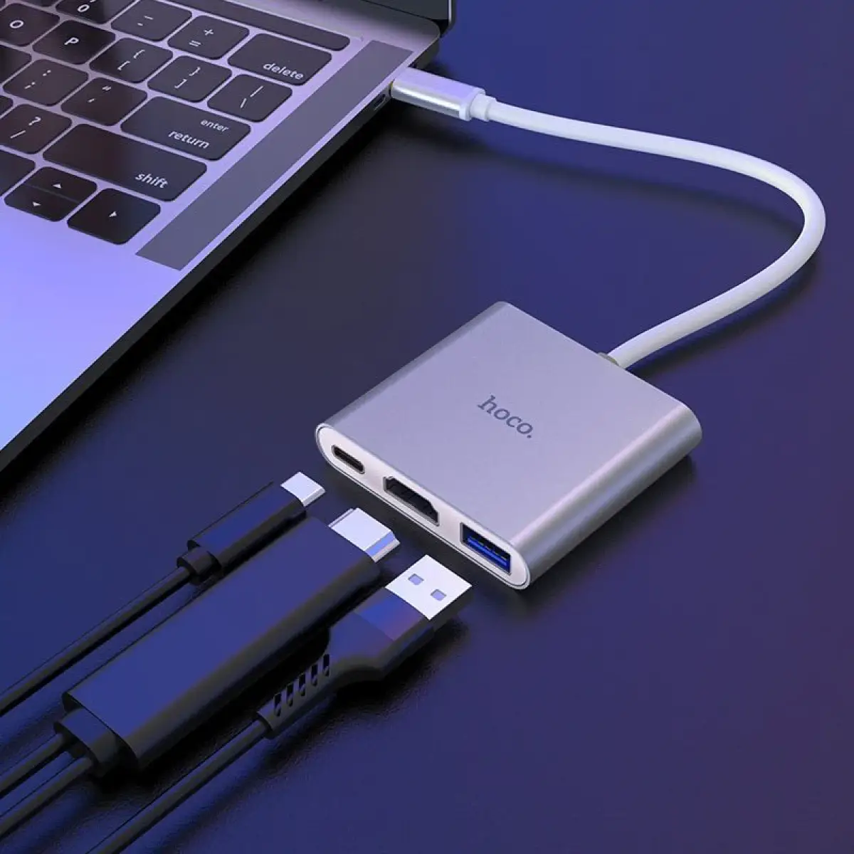 Hoco USB-C Hub HDTV HB14