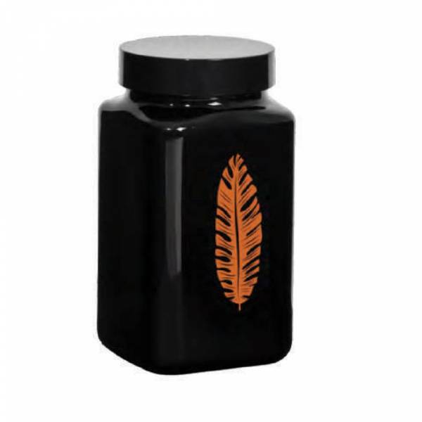 Herevin Square Canister Orange Leaf 2lt, 147016-139o