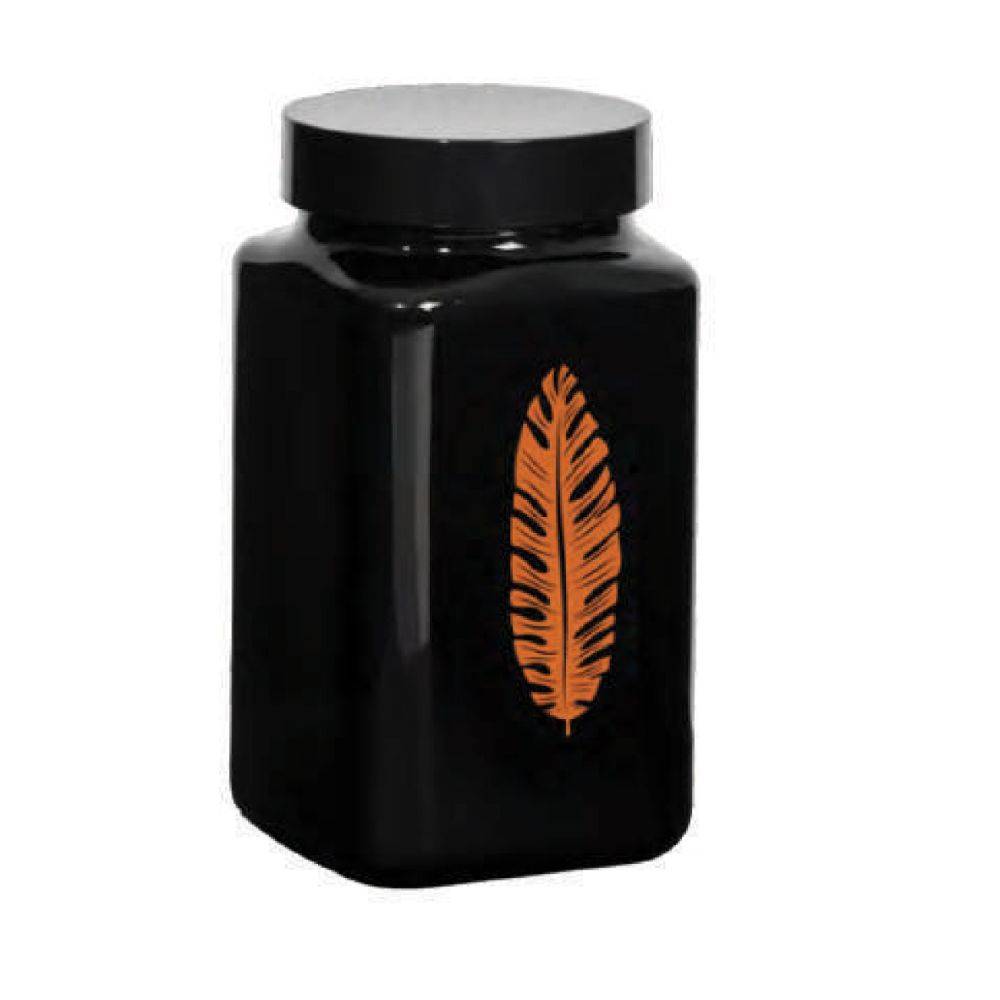 Herevin Square Canister Orange Leaf 2lt, 147016-139o