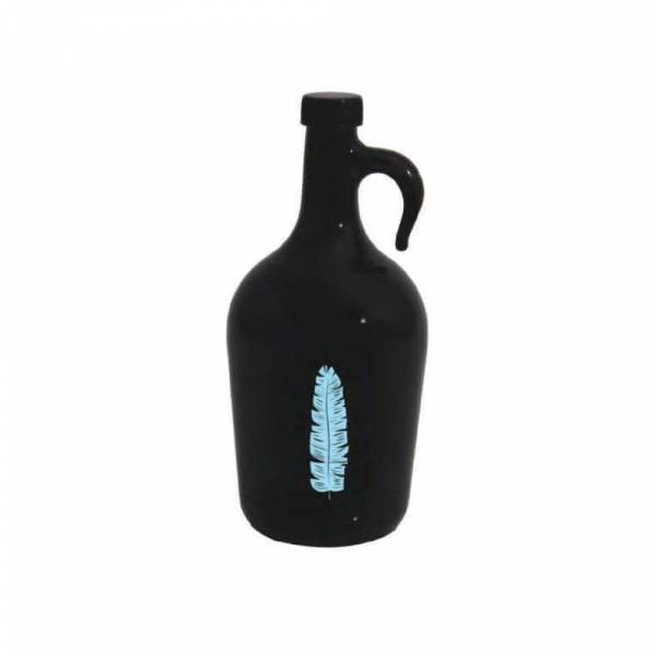Herevin Oil Bottle Decorated Leaf Blue Oil Bottle 1.5lt, 151042-139 Blue