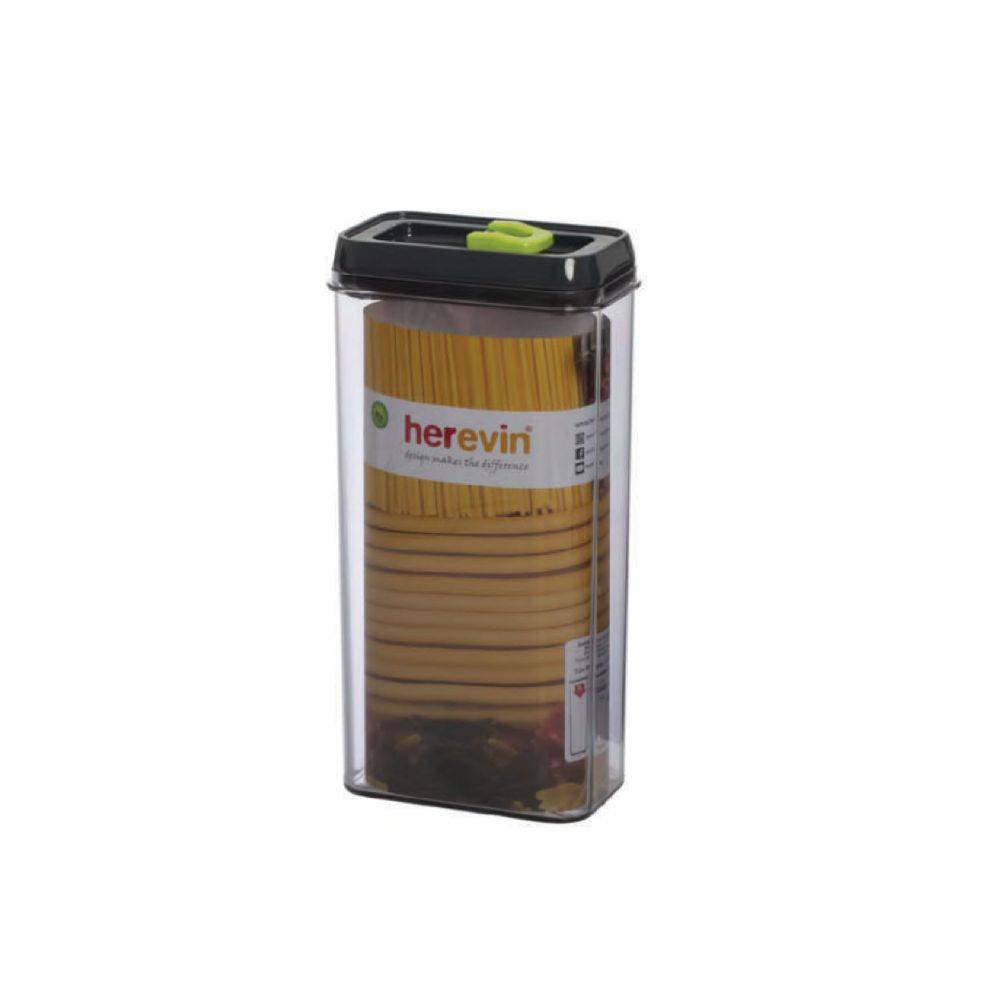 Herevin Storage Canister 3lt Grey With Green, 161193-560g