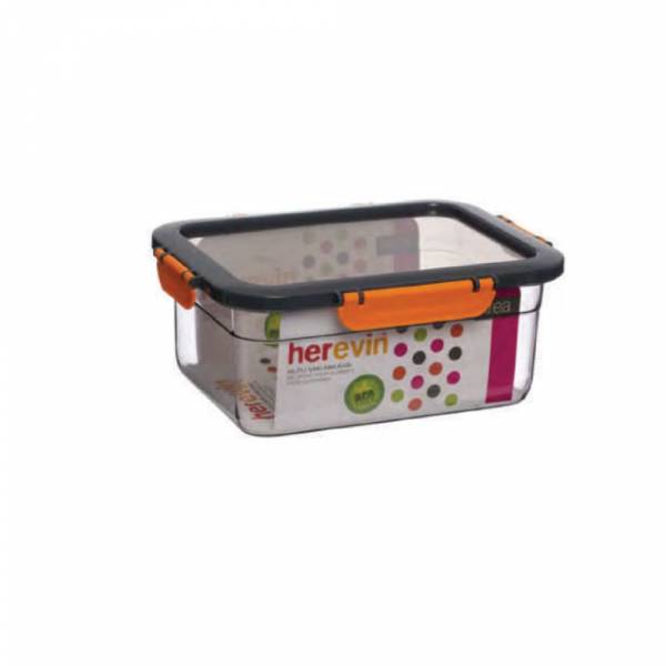 Herevin Airtight Food Container 2.2lt Orange, 161420-560o