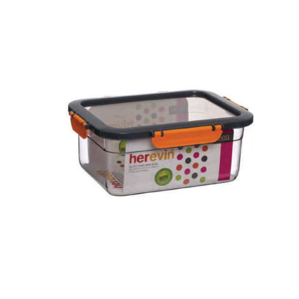 Herevin Airtight Food Container 2.2lt Orange, 161420-560o