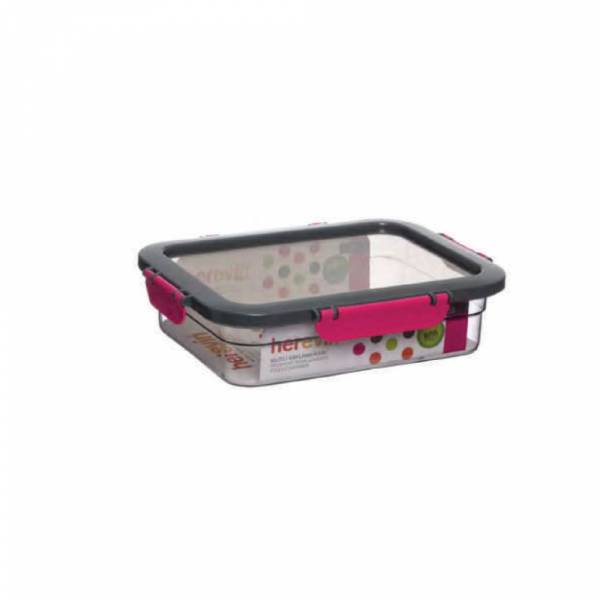 Herevin Airtight Food Container 1.3lt Pink, 161421-560p