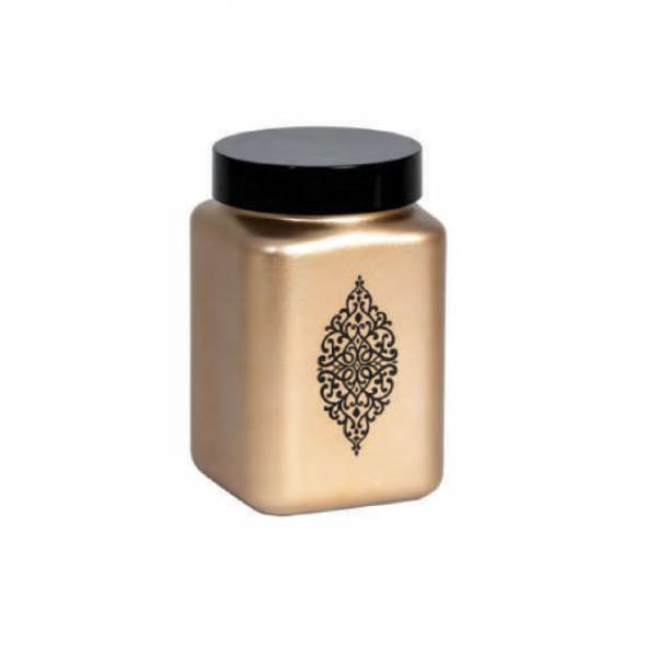 Herevin Square Canister Metallic 1.5lt Bronze, 147015-129 Bronze