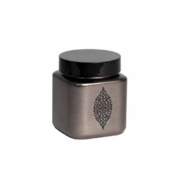Herevin Square Canister Metallic 1lt Silver, 147010-129